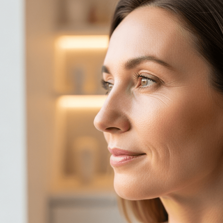 Dermatolożka Lea Clinic omawia protokół tretinoiny z pacjentką 45+ podczas konsultacji dermatologicznej w Krakowie
