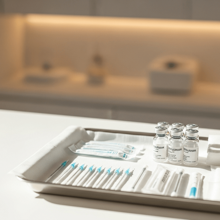 Lekarz Lea Clinic omawia schemat iniekcji toksyny botulinowej z pacjentką, gabinet medyczny w centrum Krakowa